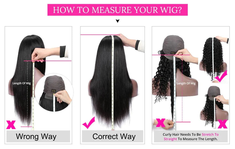 HOW TO MEASURE YOUR WIG LENGTH?